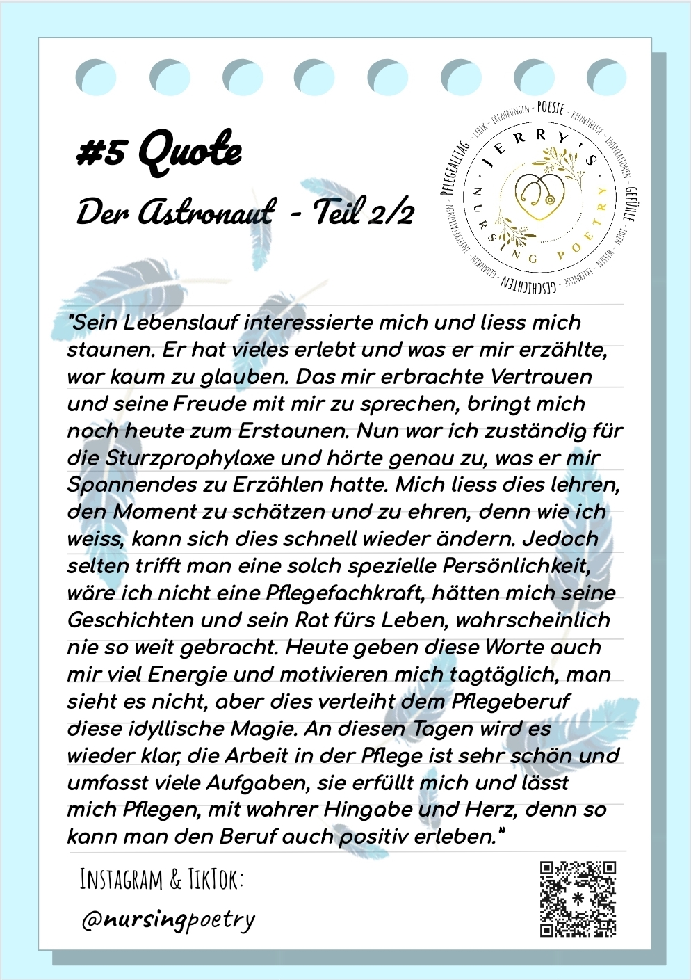 #5 Quote - Der Astronaut (2/2)