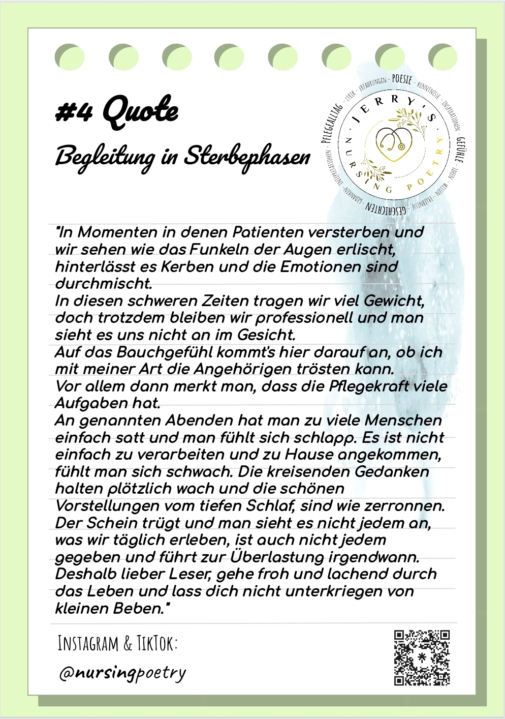 #4 Quote - Begleitung in Sterbephasen