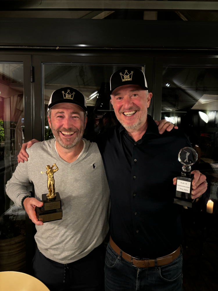 Dani und Marco (diesjährige Brutto- und Netto-Champions)