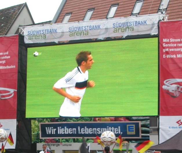 Videowand / Public-Viewing / Fußball-WM