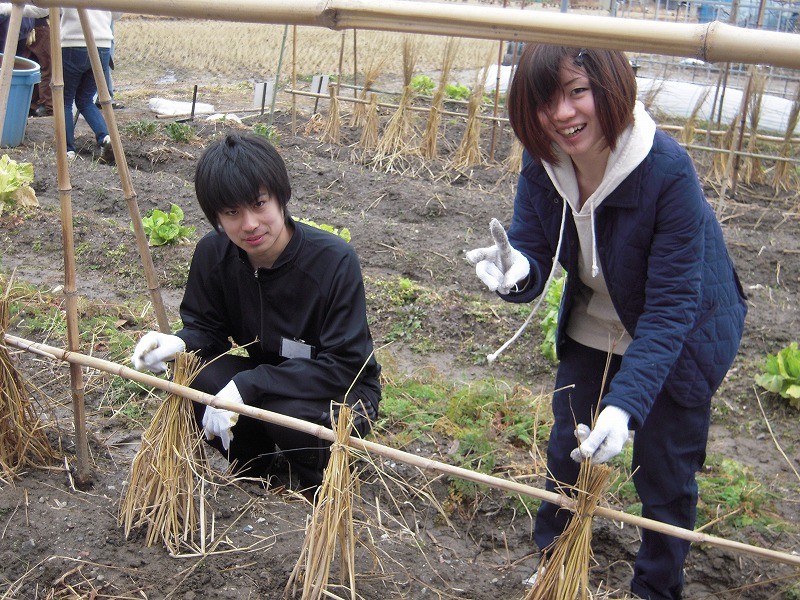 寒いけど、頑張りま～す！