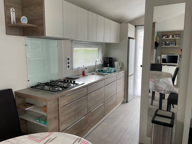 Vente mobilhome occasion camping Fort-Mahon Quend Baie de Somme