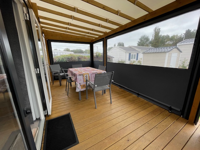 Vente mobilhome occasion camping Fort-Mahon Quend Baie de Somme
