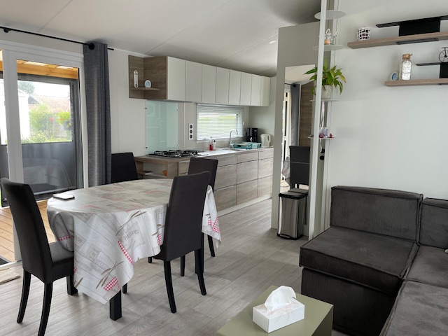 Vente mobilhome occasion camping Fort-Mahon Quend Baie de Somme
