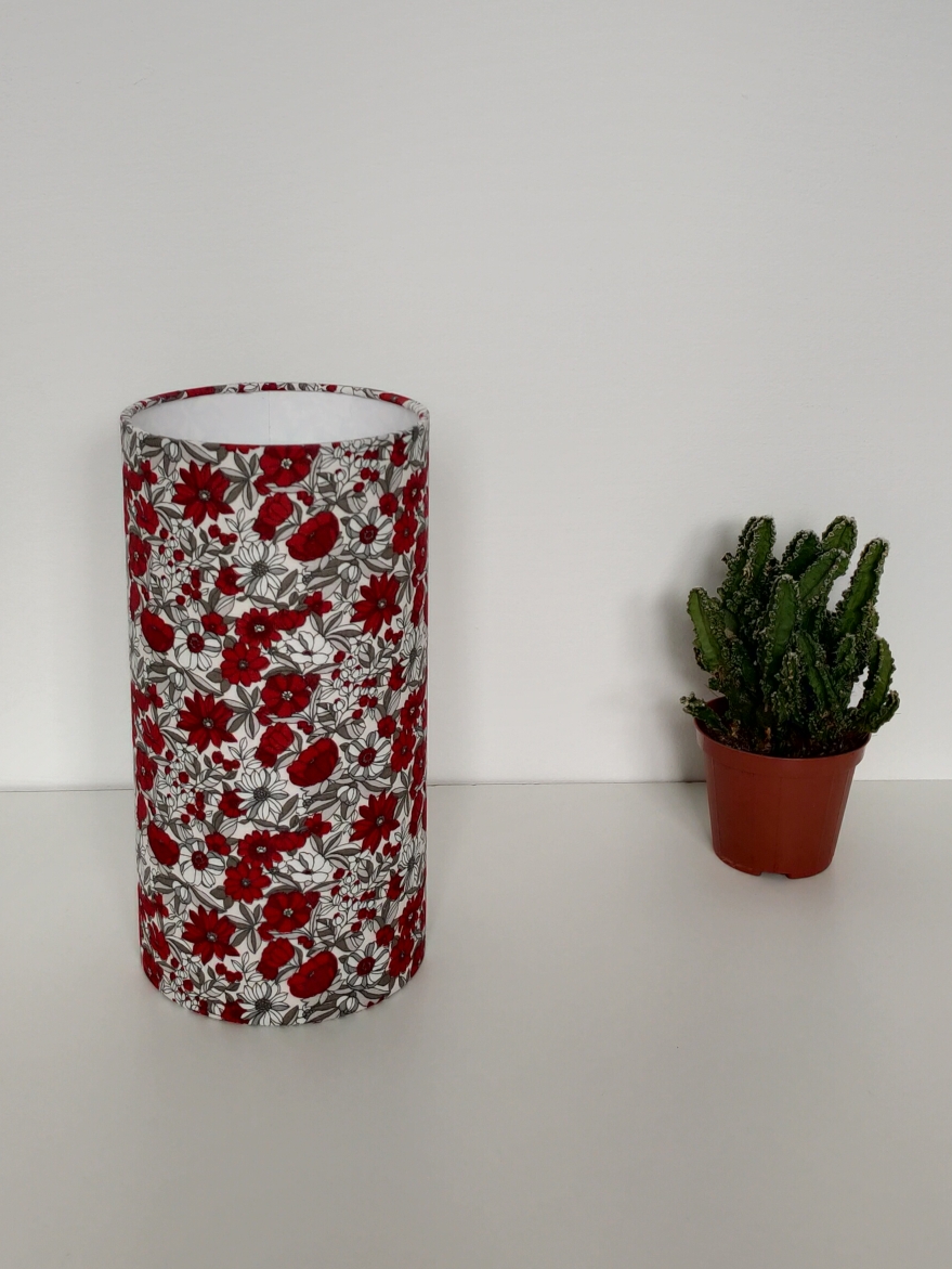 Lampe à poser S Fleurs Louise Rouges
