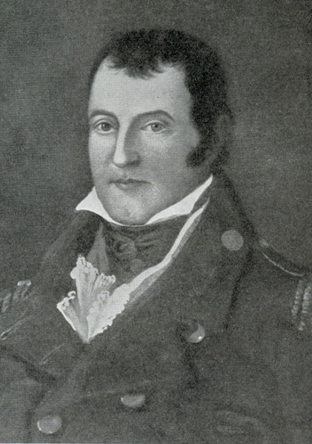 Captain Christopher Raymond Perry. Only known image. Artist unknown / クリストファー・レイモンド・ペリー船長。 現存する唯一の肖像画。作者不詳