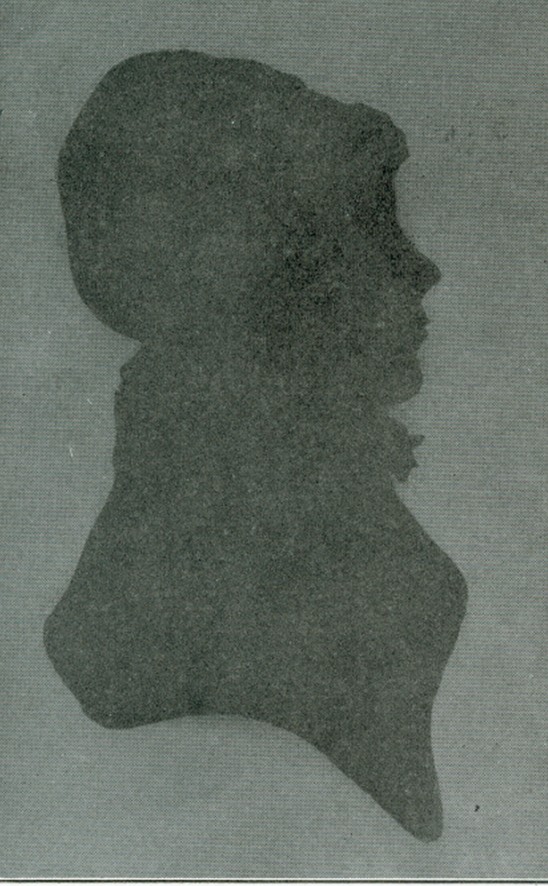 Silhouette of Sarah Wallace Alexander Perry. Only known image of her / サラ・ウォレス・アレクサンダー・ペリーのシルエット。彼女に関する唯一の知られている画像