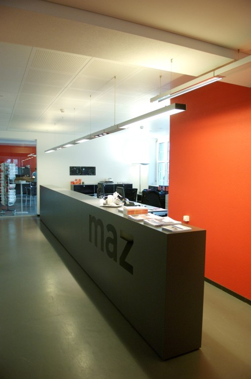 Immer mehr Studenten, immer weniger Platz: 2005 zügelte das MAZ an die Murbacherstrasse mitten in Luzern.