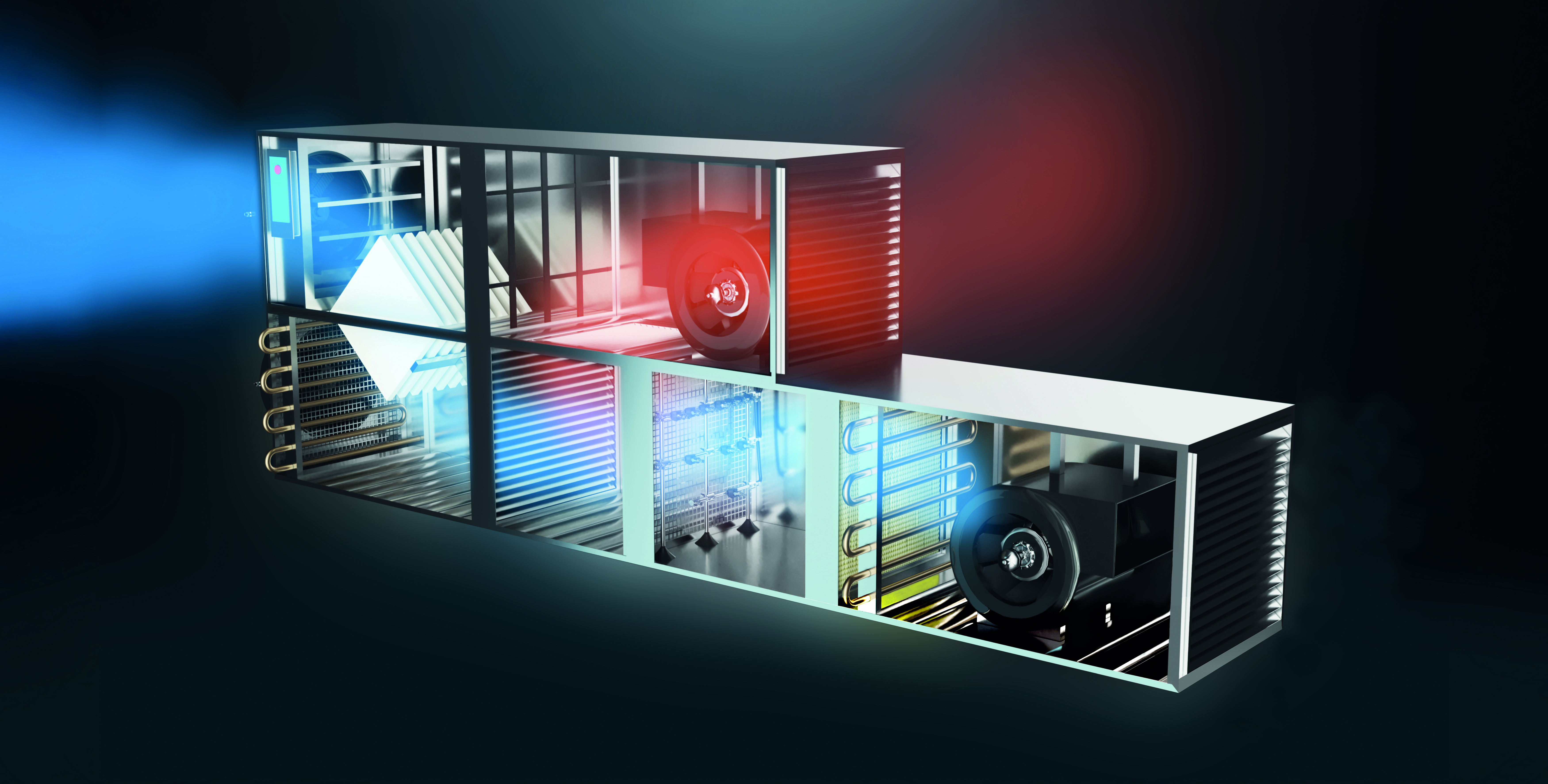 Kanalbefeuchtung - Kanalluftbefeuchtung - RLT-Luftbefeuchtung