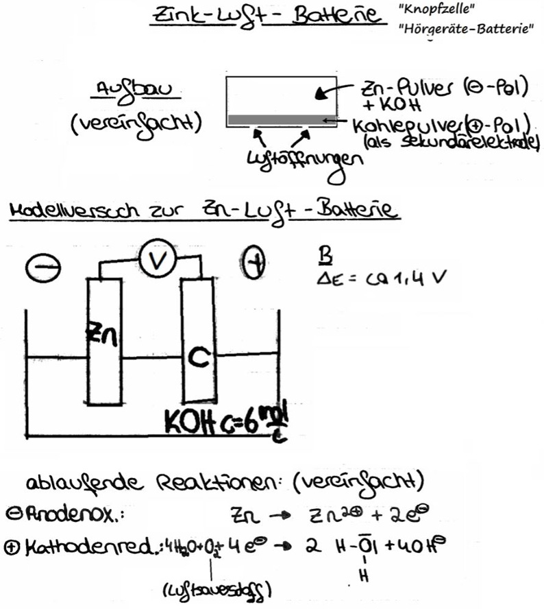Redox3 03 Die ZinkLuftBatterie Chemiestunde bei Herrn Griesar Redox3 03 Die ZinkLuftBatterie Chemiestunde bei Herrn Griesar