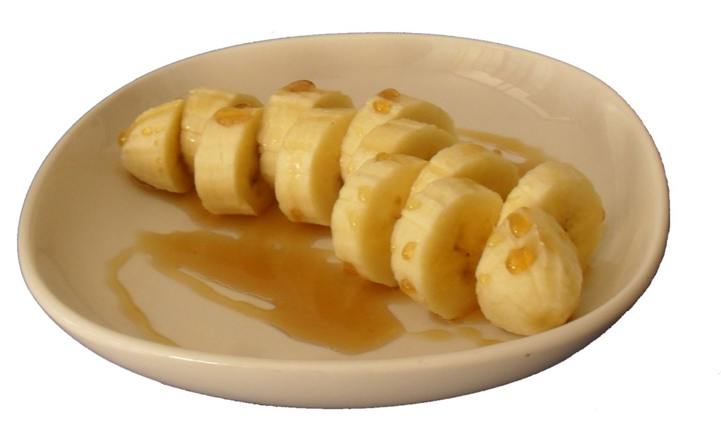 Plátanos con miel