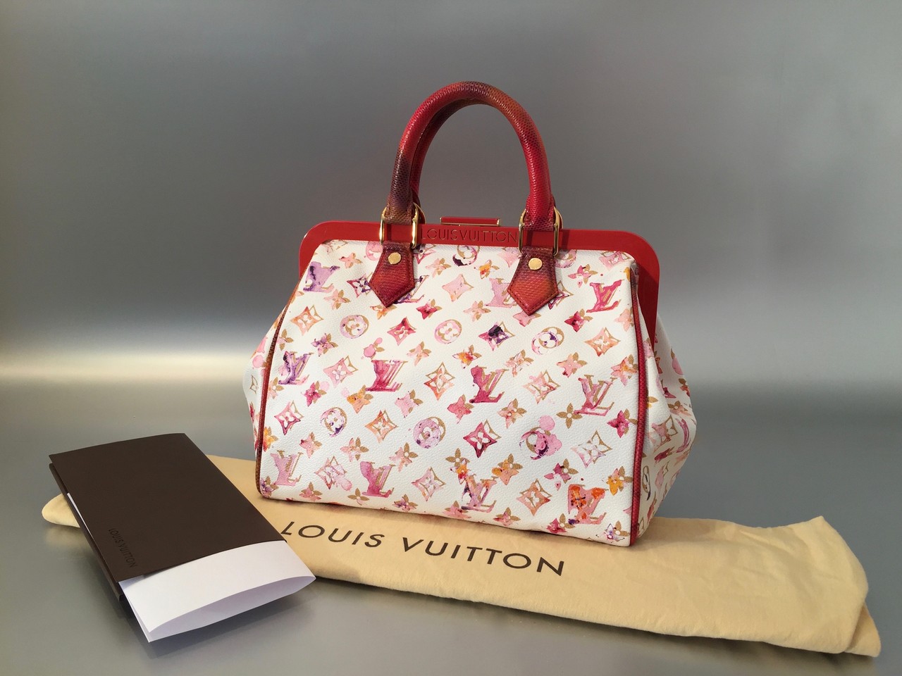 Lv watercolor speedy new arrivals