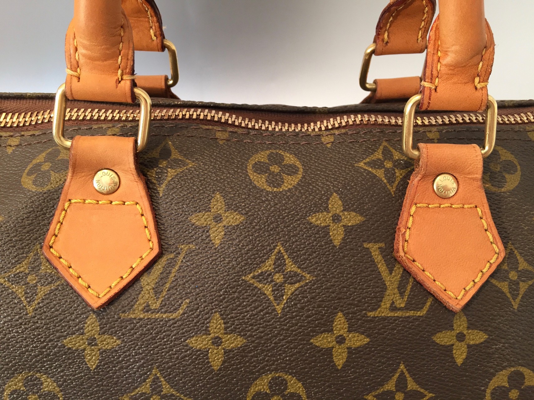 Louis Vuitton Brown Monogram Canvas Speedy 30 Vintage Tasche - Gebraucht /  Gebraucht – Vintega