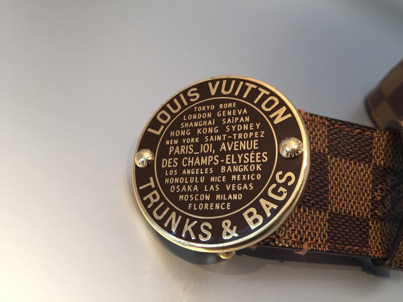 Louis Vuitton Damier Ebene Trunks Bags Gurtel Ankauf Verkauf Second Hand Designertaschen und Accessoires