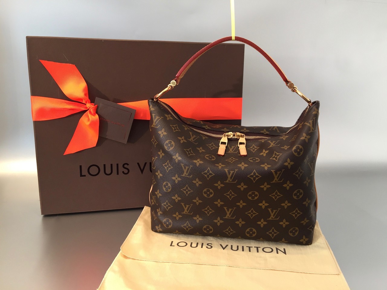 Louis Vuitton Monogram Canvas Sully PM Ankauf Verkauf Second Hand Designertaschen und Accessoires