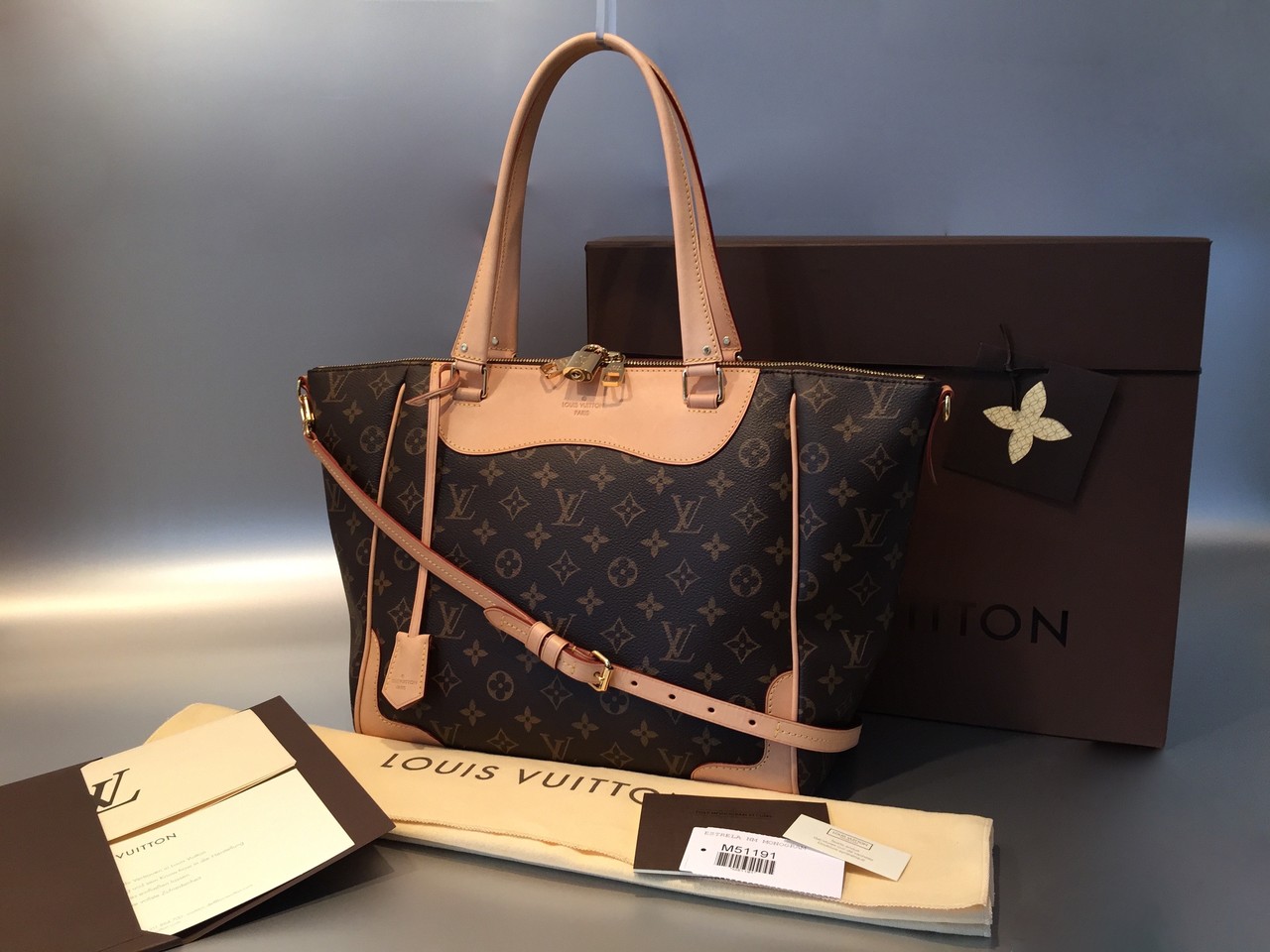 LOUIS VUITTON ESTRELA NM MM HANDTASCHE AUS MONOGRAM CANVAS (M51193