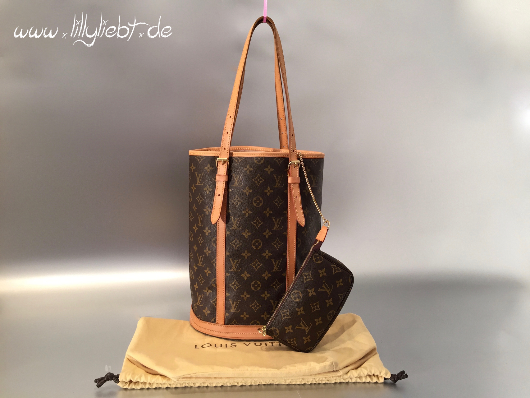 Louis Vuitton Monogram Canvas Bucket GM Ankauf Verkauf Second Hand Designertaschen und Accessoires