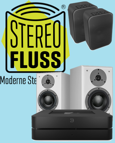 Bluesound Powernode, Bluesound Flex Node, Dynaudio Emit 20