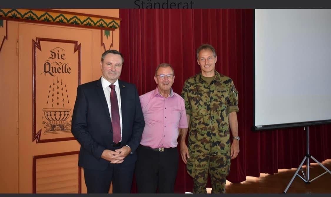 Anlass der SVP Senioren Kanton Bern mit Divisionär Peter Merz, Chef Luftwaffe