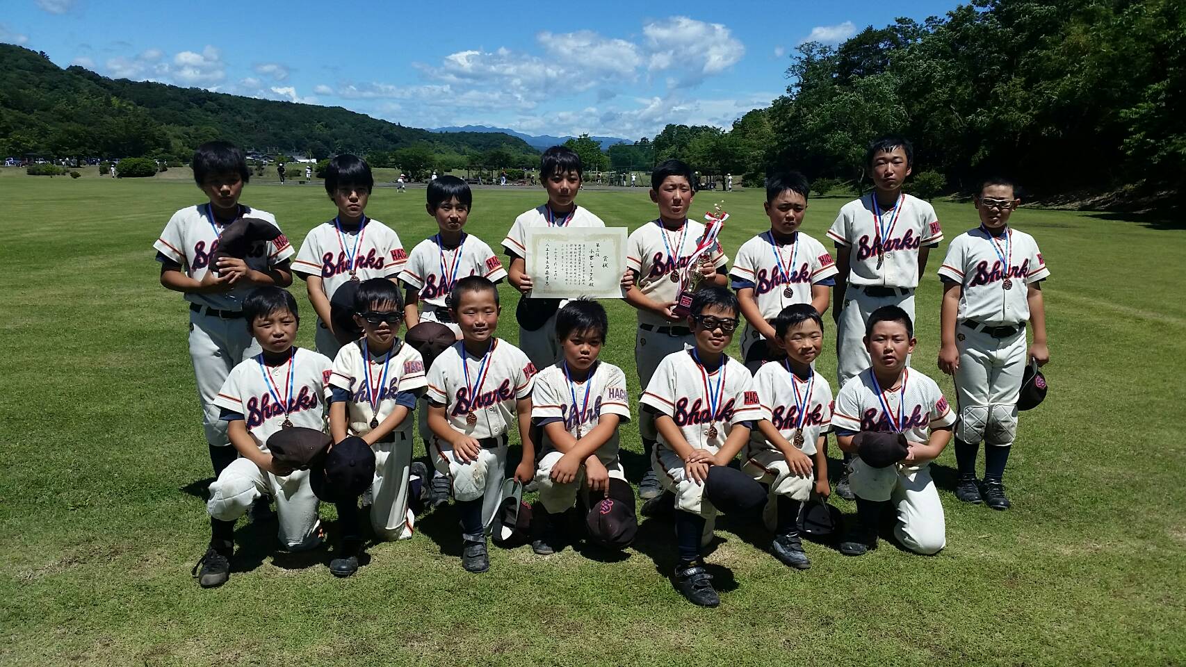 第26回 八王子市長杯争奪少年野球大会　準優勝・小宮シャークス　2019年6月16日
