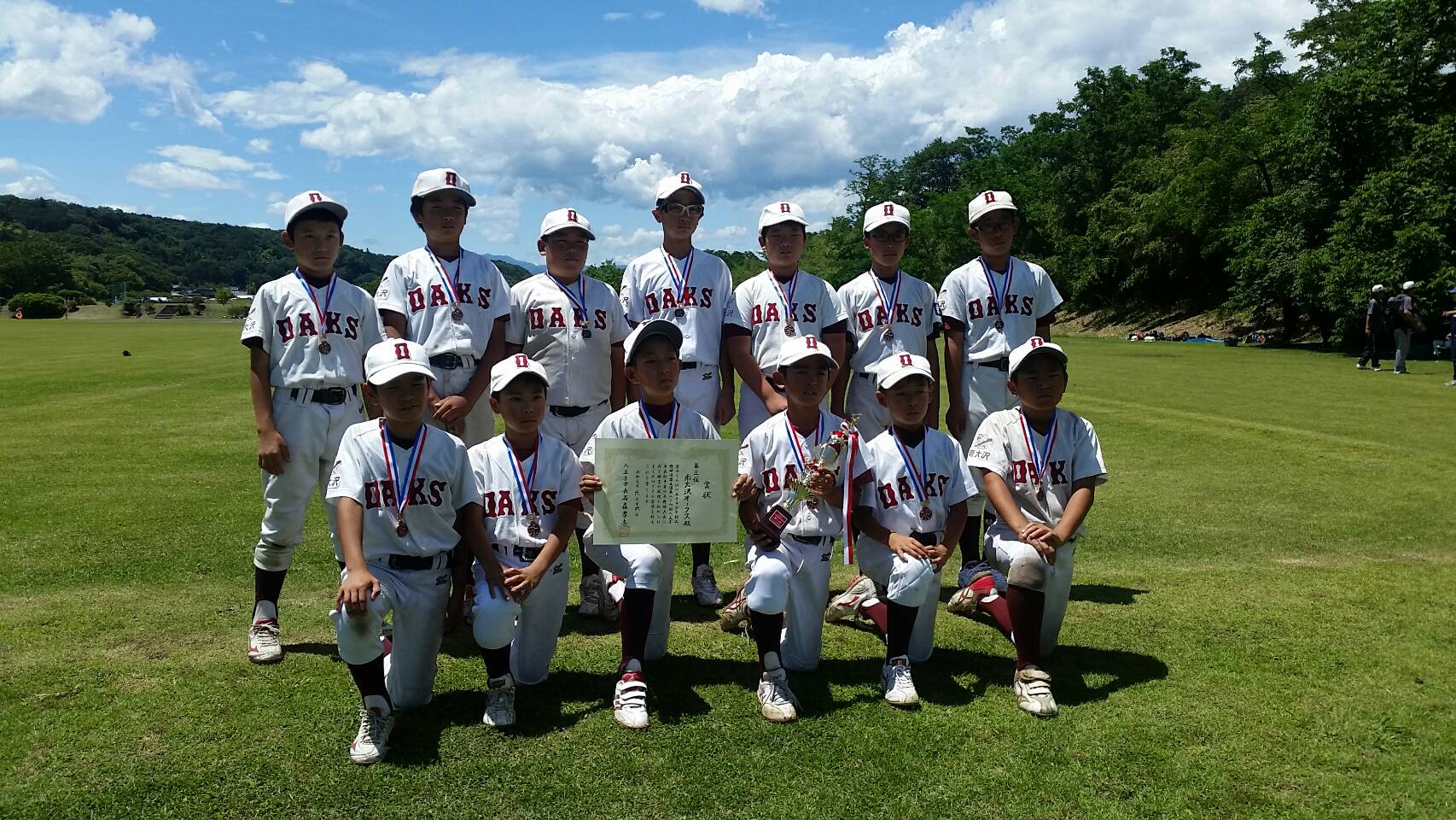 第26回 八王子市長杯争奪少年野球大会　第三位・南大沢オークス　2019年6月16日