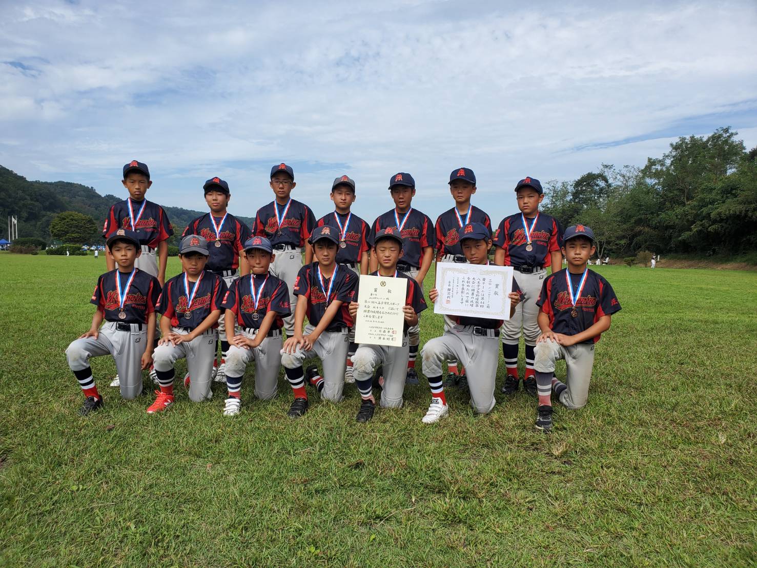 第44回 八王子市少年軟式野球 秋季大会　第三位・みなみ野ファイターズ　令和元年9月29日
