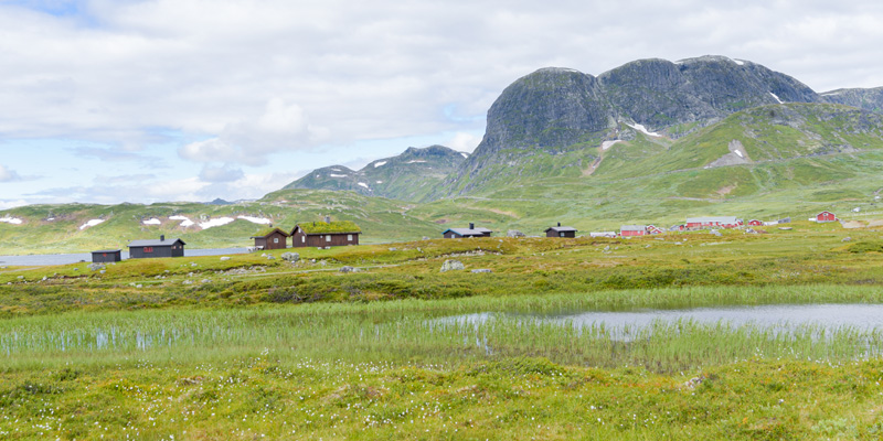 Landscape of the Valdres valley