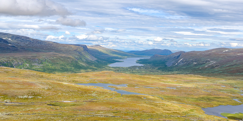 Paysage de la vallée de Valdrès