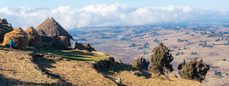 Paysage bien dévasté en allant vers la réserve d'Aledeghi