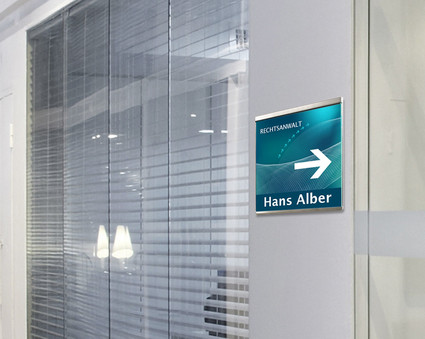 Leitsystem Innenbeschilderung Beschilderung Orientierungssystem StyleWerk Werbetechnik 