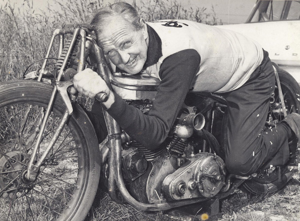 Bild: Burt Munro 1962, Fotograf unbekannt