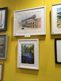 'The Institute of Painters in Water Colours' (top) & 'Waterlow Park' (bottom) 