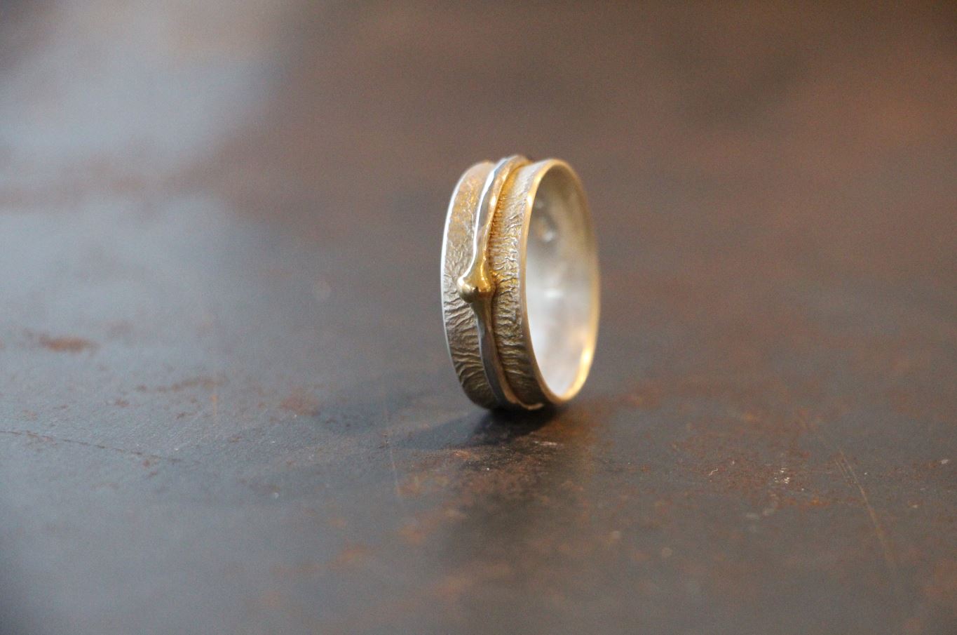 Doppelring (Gold und Silber)
