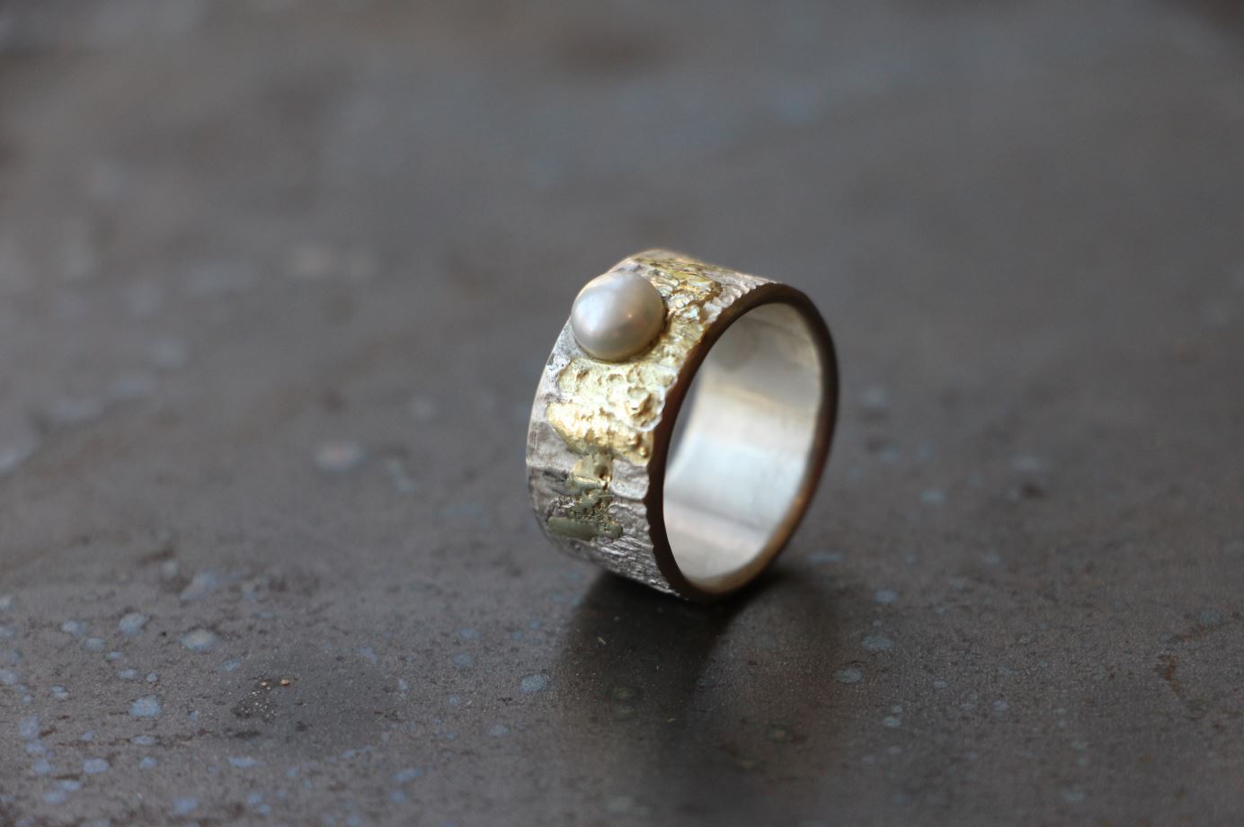 Perle Silber & Gold