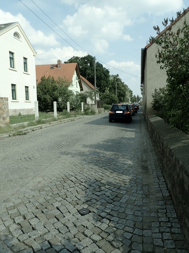 bei dem hohen Verkehrsaufkommen wurde es öfter mal eng