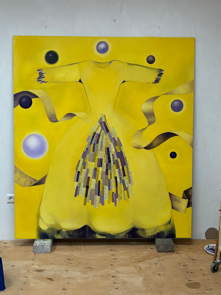 nog zonder titel olieverf - linnen 180 x 160 cm. 2026