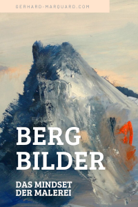 Berge, bilder, acrylfarben