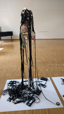 aufbau der skulpturen im museum