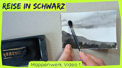 Thumbnail, link zum Youtubevideo Nr. 1, Zeichnen mit Stangentusche