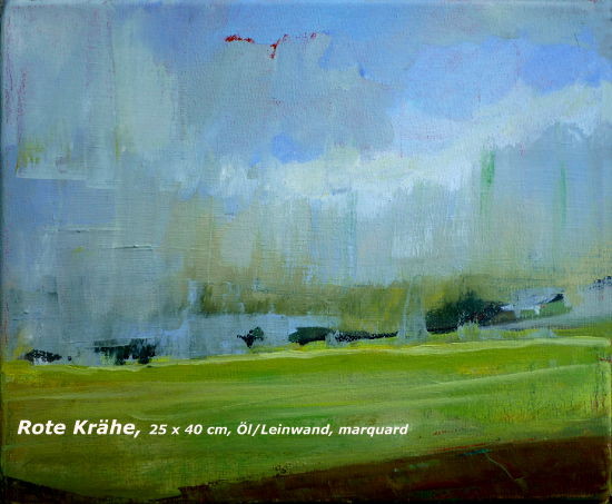 kuhweide, landschaft, Öl/Leinwand