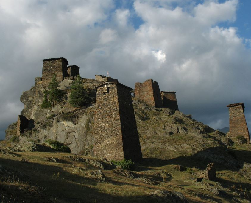 nach Georgien hinein