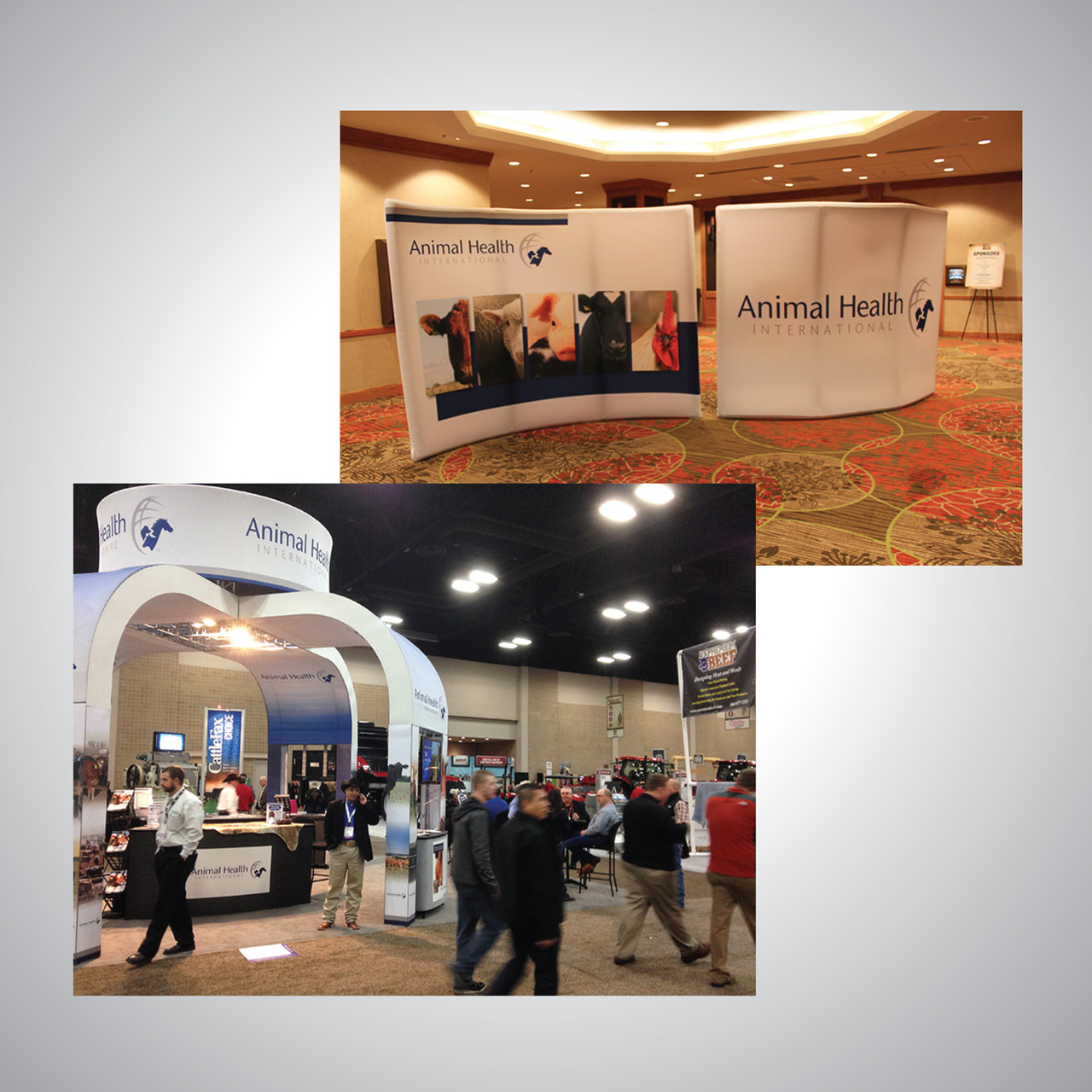 Complete branding for 1600 employee company - Trade show banners, materials, and signage
