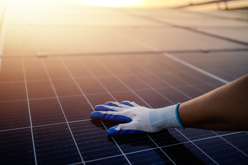 Reinigung Solaranlage
