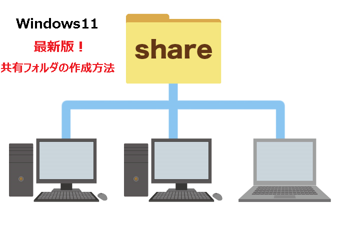 【最新版】Windows11での共有フォルダの作成方法