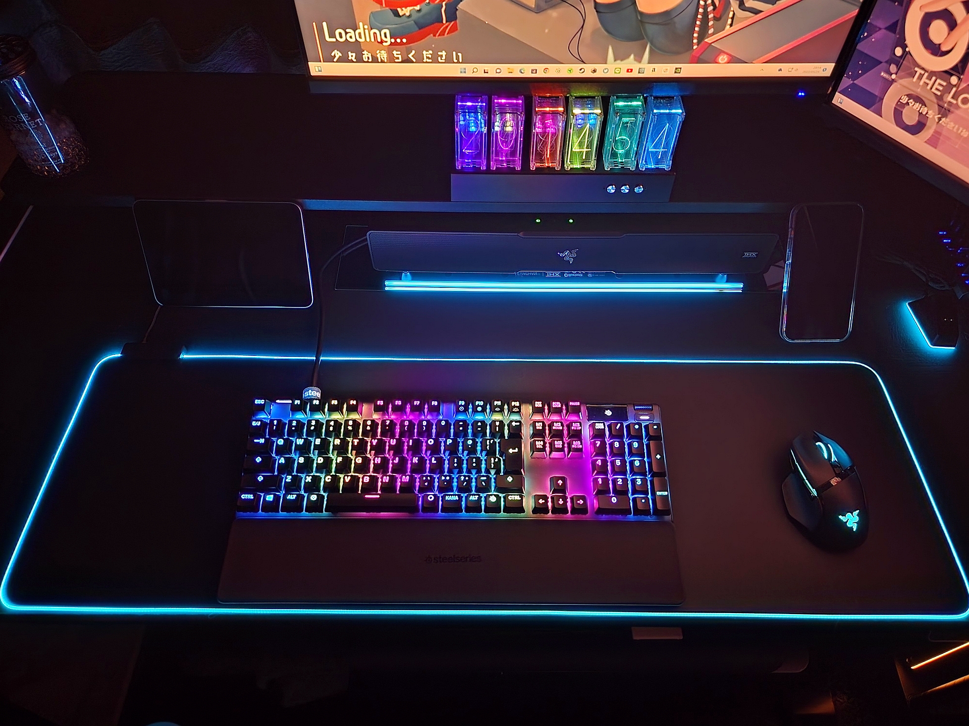 Razer Leviathan V2 X & 専用のLED反射ミラー Razer Leviathan V2 X（※横幅400㎜）・Razer Chroma LED反