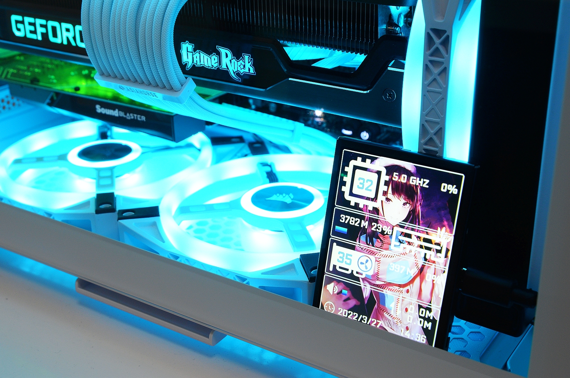 開発中】Turing Smart Screen（小型モニター）取付キット - yparts