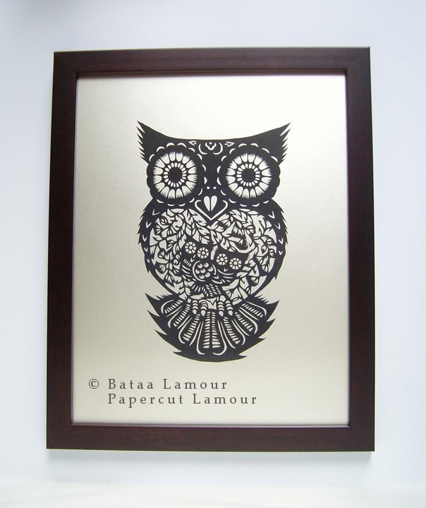 Owl Parpecut / copyright Papercut LamouR