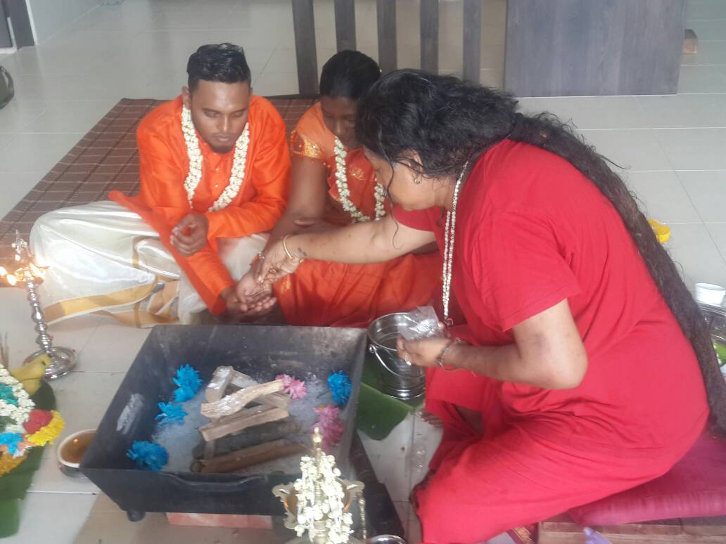 Yagna Puja for The New Home. This Puja is to seek Maa´s Blessings on the couple's new home