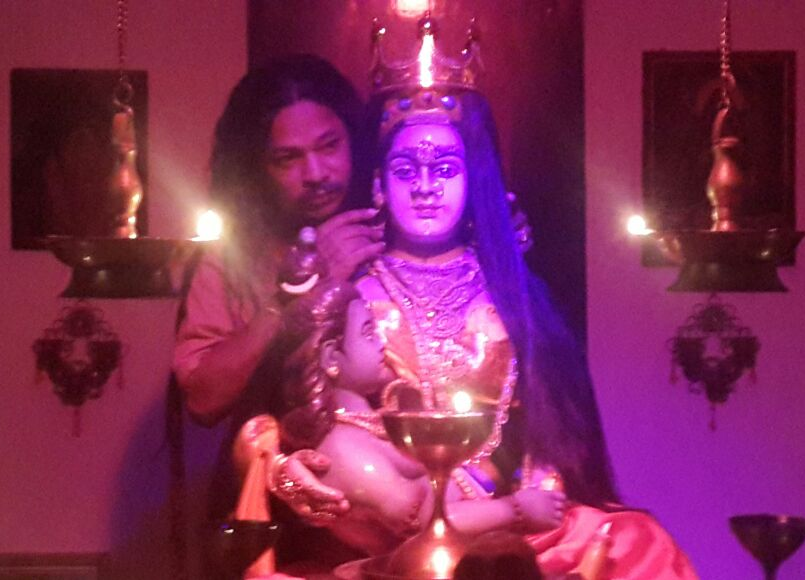 Gurudev Aghori Baba of Malaysia with his beloved Maa Tara