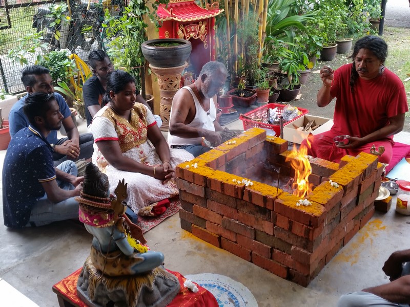 Langes Leben/Long life Rudra Chamakam Yagna Puja for a family from Fraser Hills in Malaysia